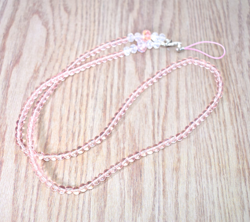 Clear as Day Beaded Lanyard